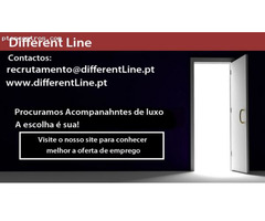 Emprego Acompanhante de Luxo | Recrutamento Agência Different Line - | www.differentline.pt - Imagem 1